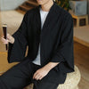 Kimono-shop Black / M Kimono Jacket Black/White 14:193#Black Cardigan;5:361386 Kimono Jacket Black/White