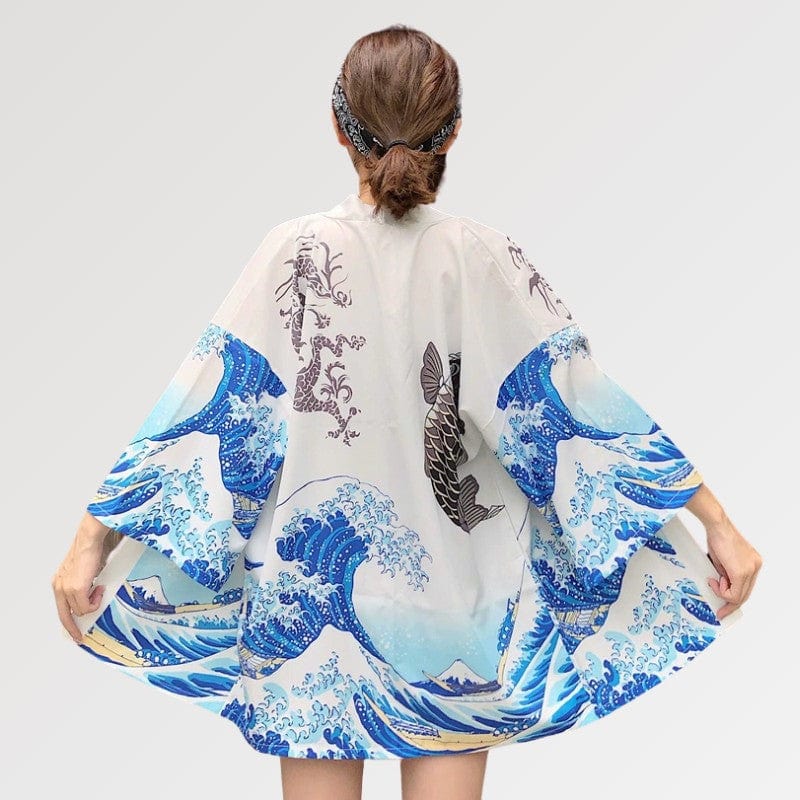 Kimono-shop Satin kimono gown Satin kimono gown