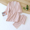 Kimono-shop Pink / M Silk kimono 3256803830889451-pink (women)-M Silk kimono
